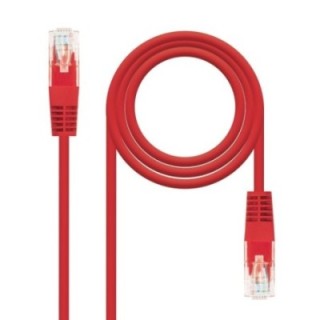 nanocable latiguillo cat.6 utp 25cm rojo