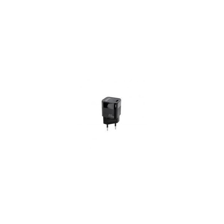 tooq cargador pared tooq usb   c pd 20w negro