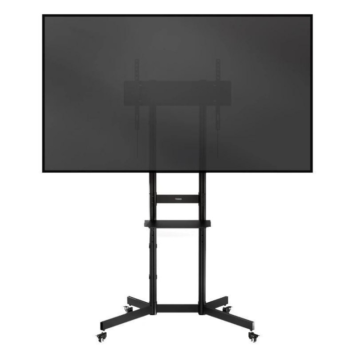 tooq soporte suelo ruedas "kefr?n" 37 70", negro