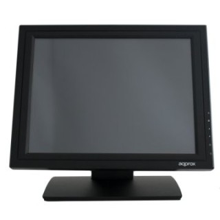 monitor 15" tactil resistiva tpv approx appmt15w5 vga negro 5ms 300cd/m2 tactil de 5 hilos con contr