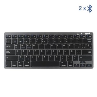 iggual teclado bluetooth slim tkl bt negro 2 canal