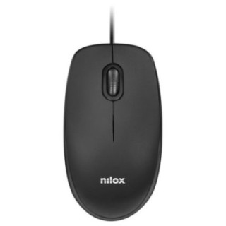 nilox mouse raton nilox mousb1003 usb 1600 dpi negro
