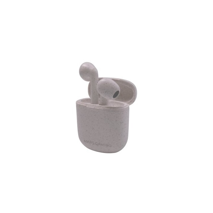 auricular intrauditivo bt mars gaming mhi eco tws bt 5.1 mic enc 5h+15h gris