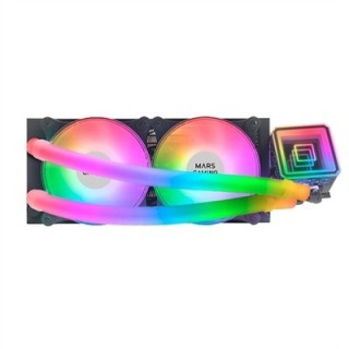 mars gaming kit de refrigeracion mars gaming mlultra240 negro 500w 2 x 120mm rgb
