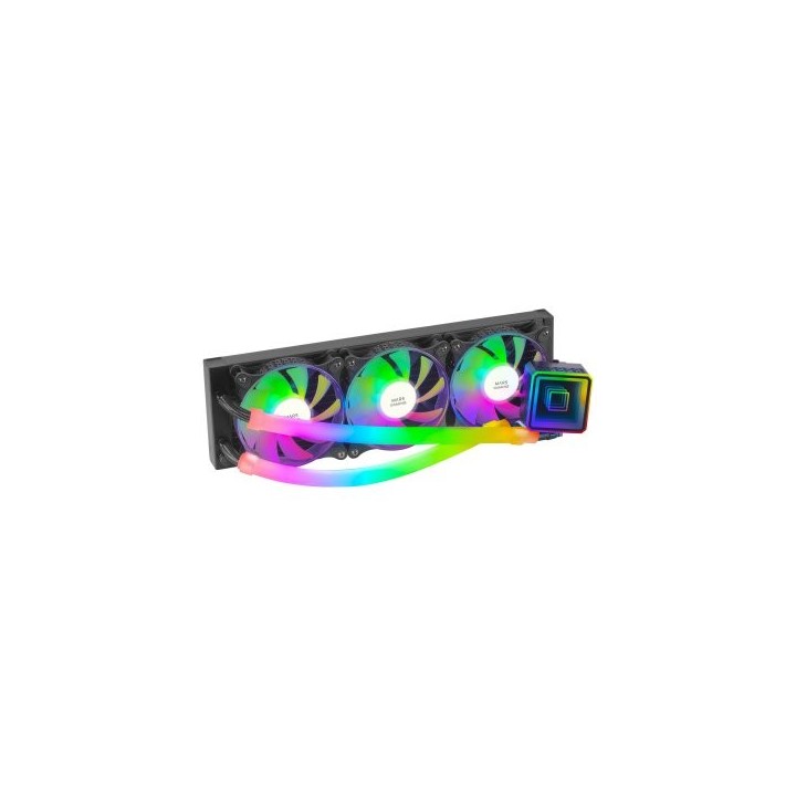 refrigeracion liquida mars gaming ml ultra360 360mm 3x120mm tdp 650w argb negro