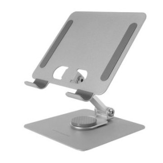 soporte para tablet mars gaming marstw color blanco plegable rotacion 360o ajuste de altura