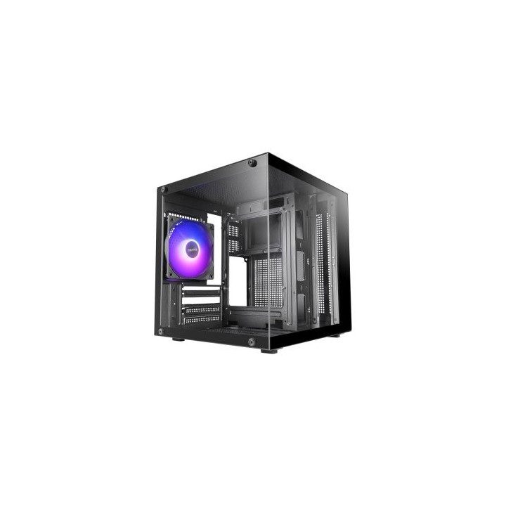 caja microatx mars gaming mc cube gpu max 260mm cubo panoramico argb usb c negra