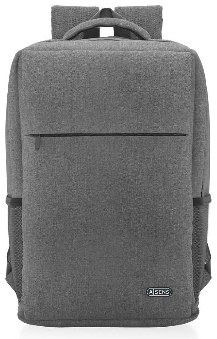 mochila aisens 17" gris