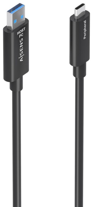 cable aisens usb3.2 gen2x1 10gbps aoc datos usb a/m usb c/m 15m