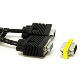 phoenix technologies cable svga d   sub15 de 5 m   m   h con adaptador m   m