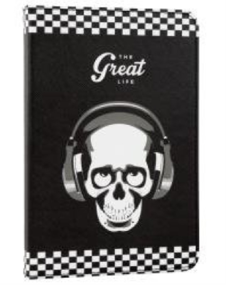 funda tablet e vitta stand 2p skull great life 10,1"