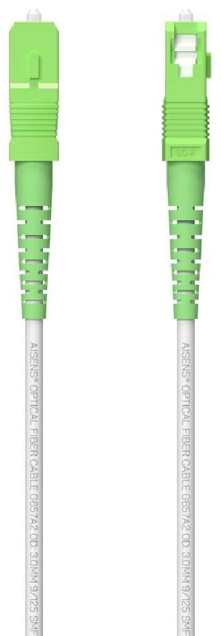 cable aisens fibra g657a2 3.0 9 125 smf simplex lszh sc apc 60m