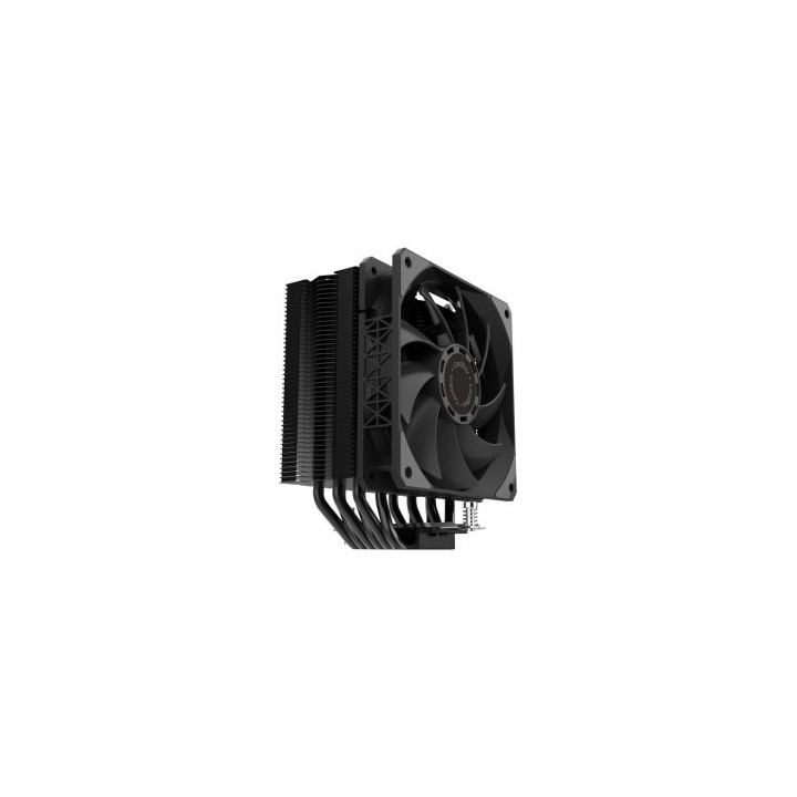 ventilador para cpu coolbox deep vortex h6 120mm tdp 240w 6xheatpipes alt. 154mm negro