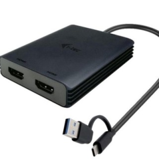 i   tec adaptador usb tipo a   usb tipo c a hdmi i   tec macho   hembra    negro