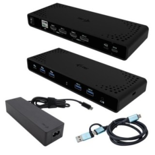 i   tec docking station i   tec 12 en 1 + cargador universal 85w