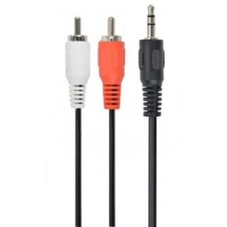 gembird cable audio mjack rca m/m 5 mts