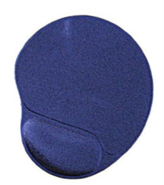 alfombrilla gembird soporte gel azul 260x220x4