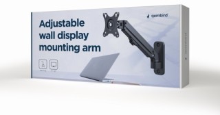 ajustable wall display mounting arm up to 27" 7 kg gembird