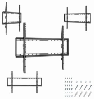 soporte de pared gembird para tv  fijo  37 70  35 kg