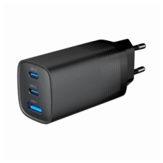 gembird cargador r?pido usb pdgan  3 puertos 67 w