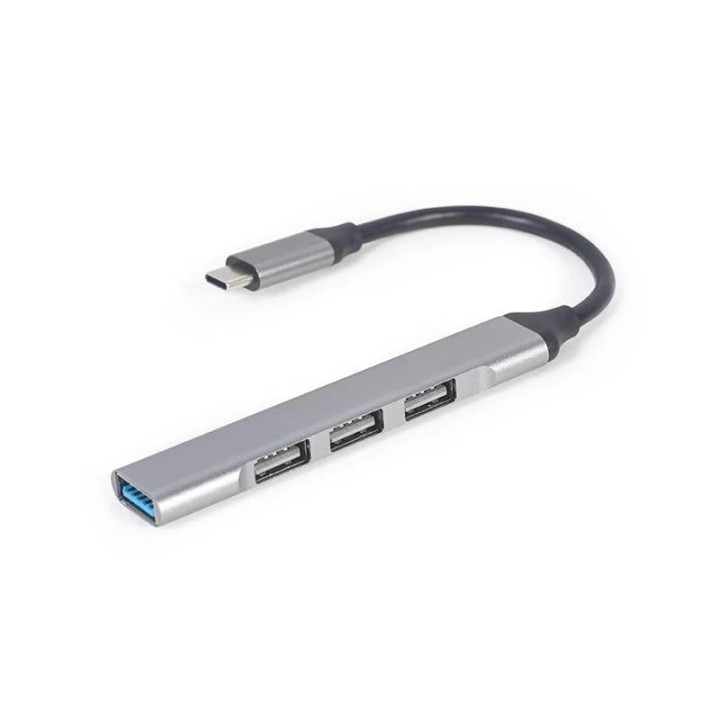 gembird hub usb c 4p, usb 3.0 x 1 + usb 2.0 x 3