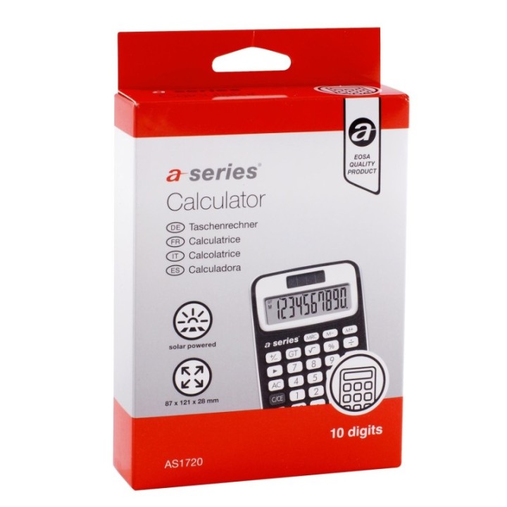 calculadora a series 10 digitos as1720