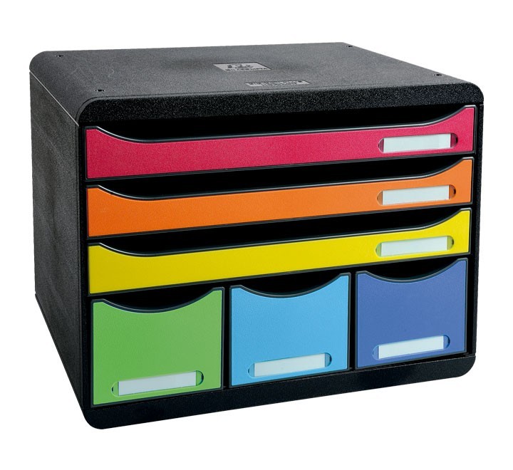 store box caj exacompta iderama multicol. 306798d