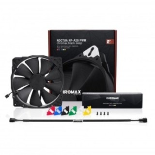 ventilador 20cm noctua nf a20 pwm ch.bk.s chromax black negro