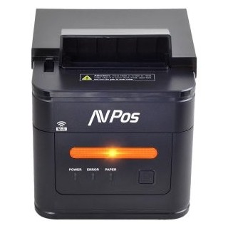 tpv impresora termica avpos k46w 80mm conexion usb rs232 lan wifi 576 puntos/linea black