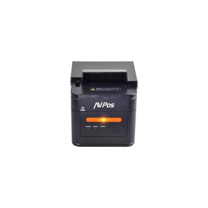 tpv impresora termica avpos k46w 80mm conexion usb rs232 lan wifi 576 puntos/linea black