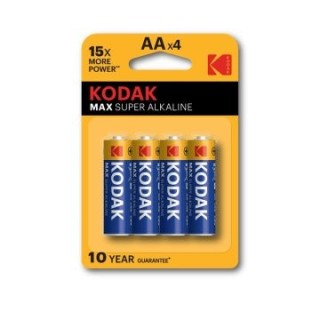 pilas aa kodak super alcalina max lr6 2800 mah pack 4 unidades   ecotasas incluidas  30952867