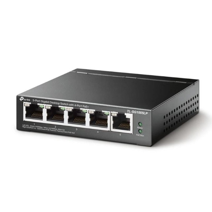 tp link tl sg1005lp switch 5xgb  4xpoe+