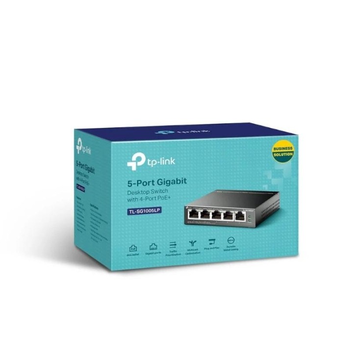 tp link tl sg1005lp switch 5xgb  4xpoe+