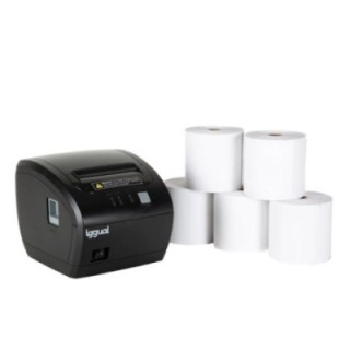 kit impresora t?rmica tickets tp7001 + 5 rollos 80