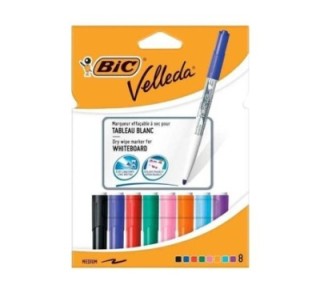 rotulador para pizarra blanca con punta conica de 4,5mm. y trazo de 1,4mm. punta media fija que no s