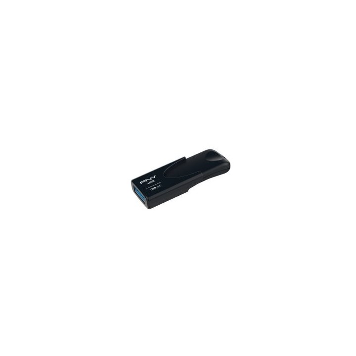 memoria usb 16gb pny attache 4 fd16gatt431kk ef usb 3.1 negro tapa corredera