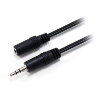 cable audio mini jack 3.5mm macho hembra 2.5metros equip