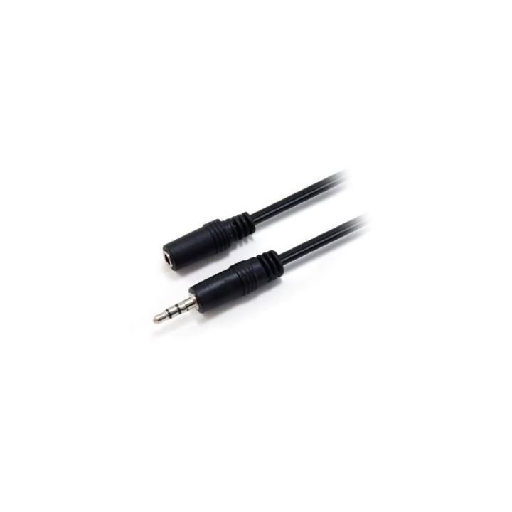 cable audio mini jack 3.5mm macho hembra 2.5metros equip