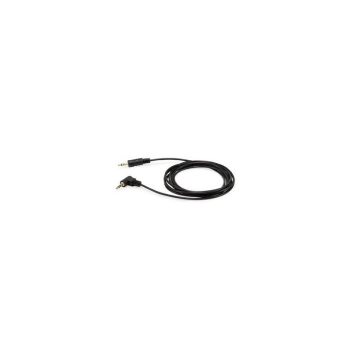 cable audio mini jack 3.5mm macho a mini jack 3.5mm macho acodado 2.5m