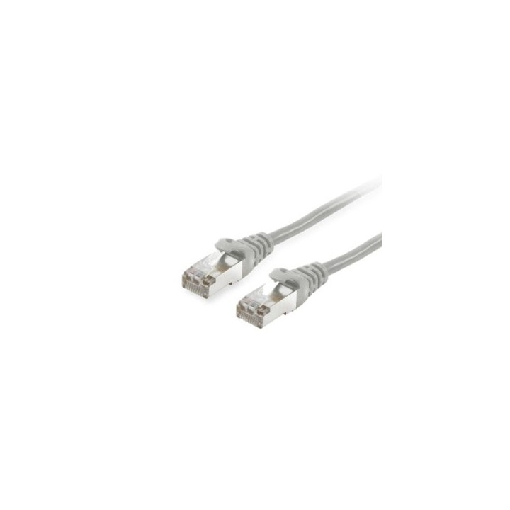 latiguillo apantallado s/ftp cat.6 libre halogenos 0.15m color gris  equip 615501