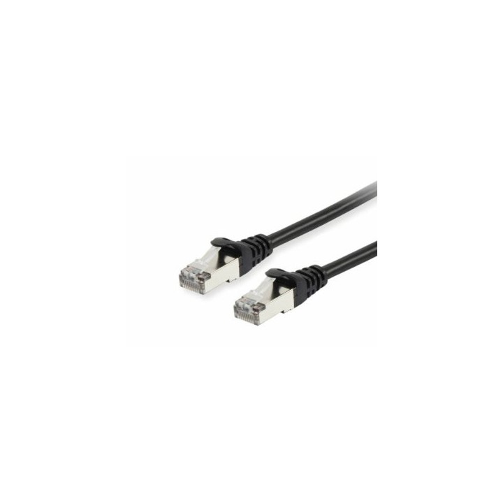 latiguillo apantallado s/ftp cat.6 libre halogenos 0.15m color negro  equip 615591