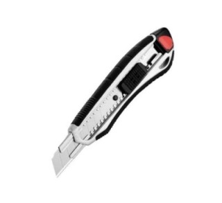 el cutter "alluminium alloy" se caracteriza por su ligera carcasa de aluminio y su empunadura suave