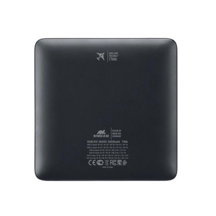 rivacase va1090 powerbank 20000mah turbo pd 100w