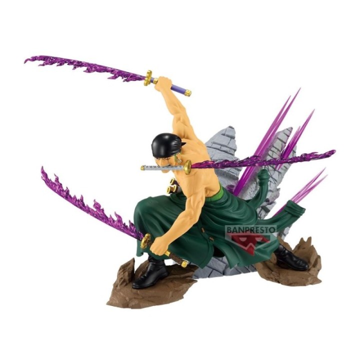banpresto figura banpresto one piece theorama soul roronoa zoro 21cm