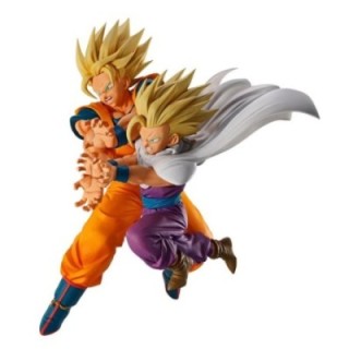 ichibansho figura ichibansho dragon ball son goku & son gohan  spectacle battle  18cm