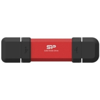 sp memoria usb ds72 250gb usb a+c 3.2 gen2 rojo