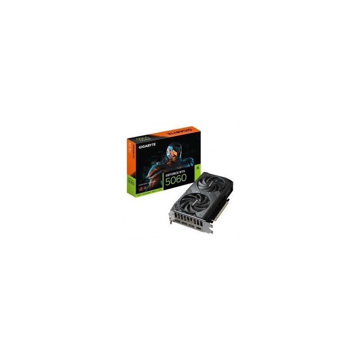 gigabyte tarjeta grafica gigabyte rtx 5060 windforce 8gb max gddr7    3x dp    1x hdmi pci express 5