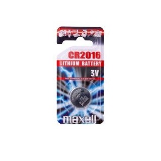 pilas cr2016 maxell cr2016 b1 gd 3v blister 1 unidad  ecotasas incluidas