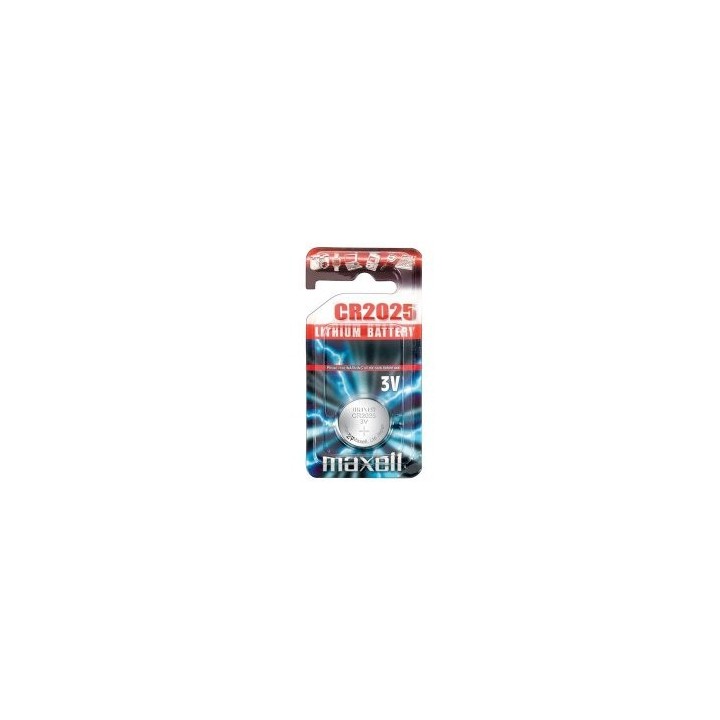 pilas cr2025 maxell cr2025 b1 3v blister 1 unidad  ecotasas incluidas