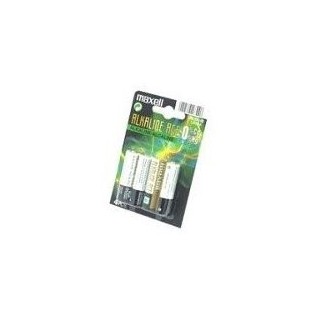 pilas aa maxell lr06 b4 1.5v blister 4 unidades  ecotasas incluidas